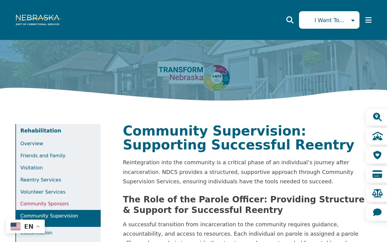 Thayer County criminal records community supervision information