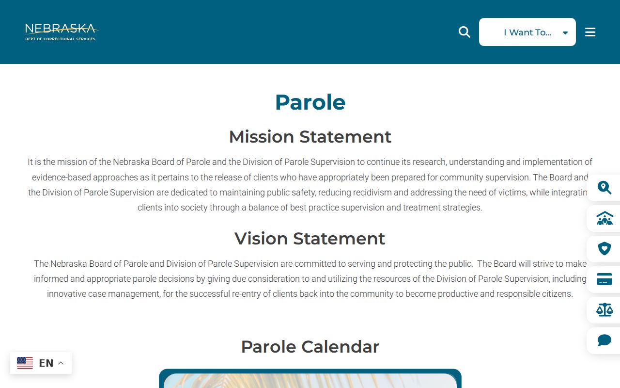Thayer County criminal history Nebraska parole records